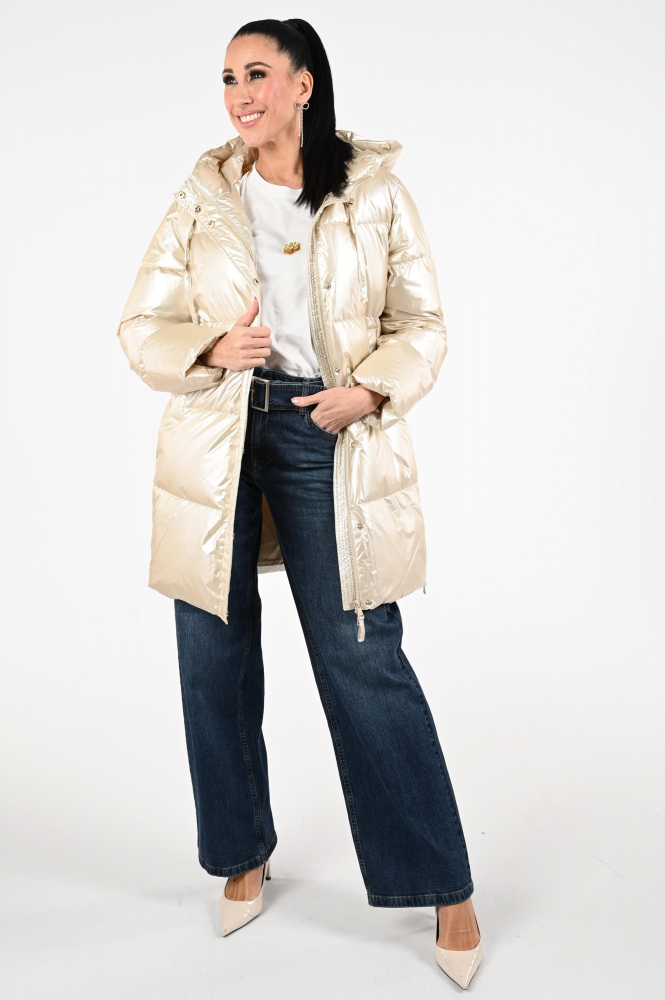 Nukus NKF12004 Gewatteerde jas Geel