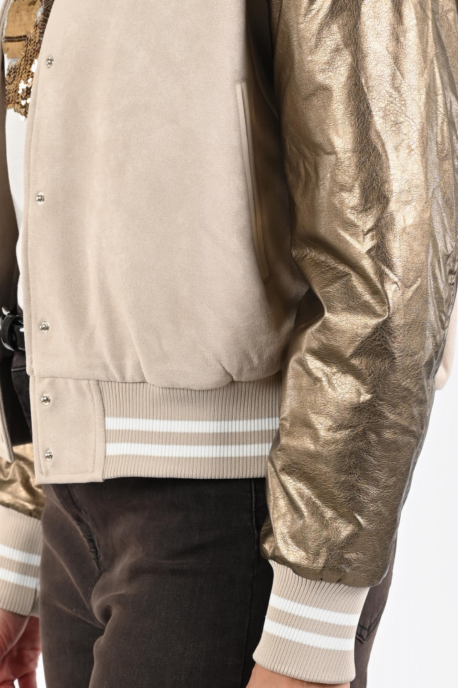 Nukus NKF13008 Bomberjack Beige
