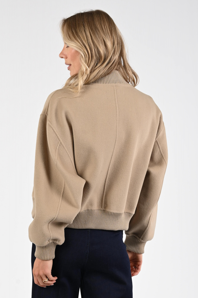 MaxMara zelante Bomberjack Bruin