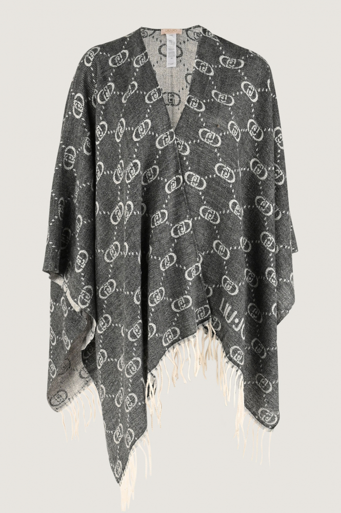 Liu Jo 2F4015T0300 Poncho Grijs