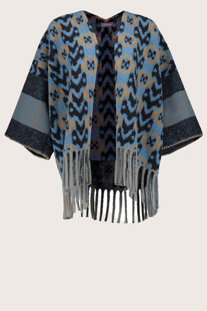 Geisha 44602-20 Poncho Grijs