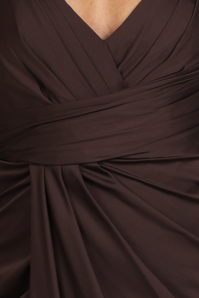 Vera Mont 03434149 Jurk mouwloos Bruin