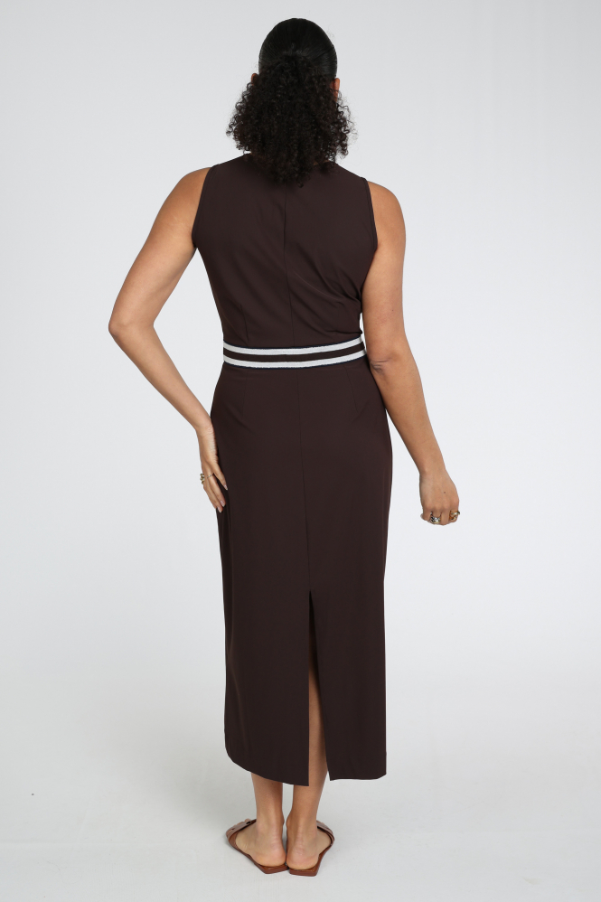 Studio Anneloes 13804 Tirza Jurk mouwloos Bruin