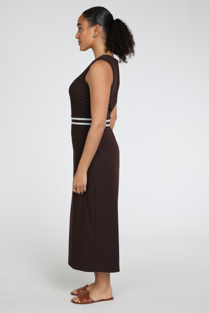 Studio Anneloes 13804 Tirza Jurk mouwloos Bruin