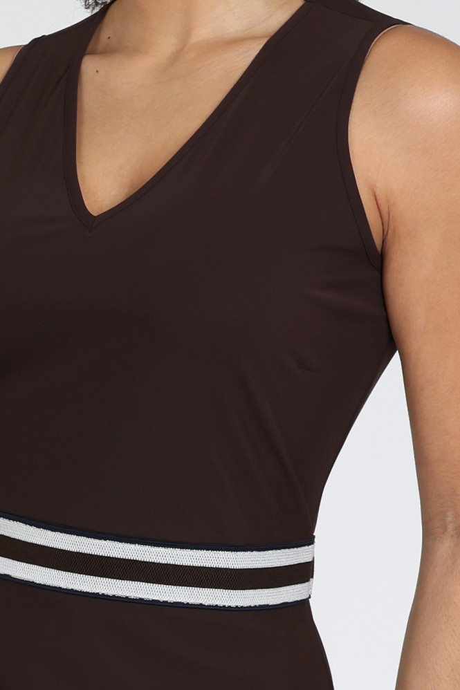 Studio Anneloes 13804 Tirza Jurk mouwloos Bruin