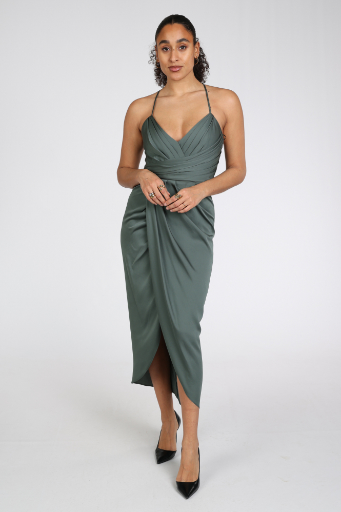 Vera Mont 03434149 Jurk mouwloos Groen