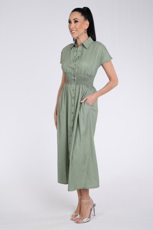 Florez Estelle dress Groen