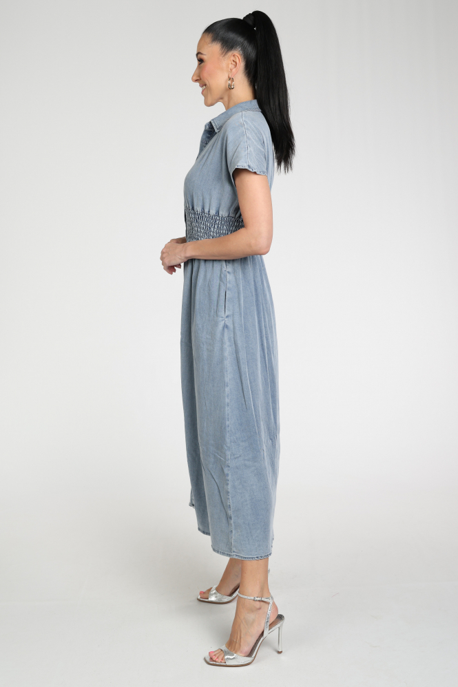 Florez Estelle dress Jurk mouwloos Blauw
