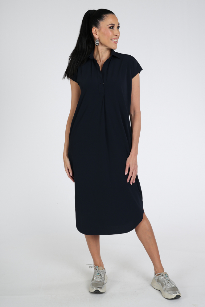 Penn & Ink Nash Jurk mouwloos Blauw