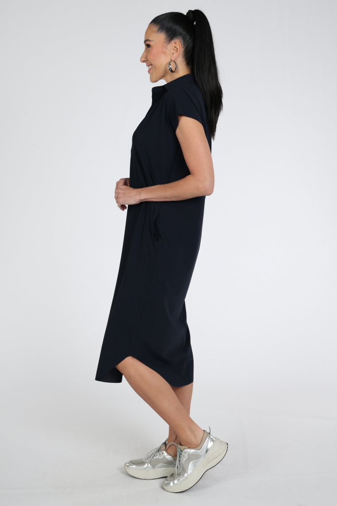 Penn & Ink Nash Jurk mouwloos Blauw