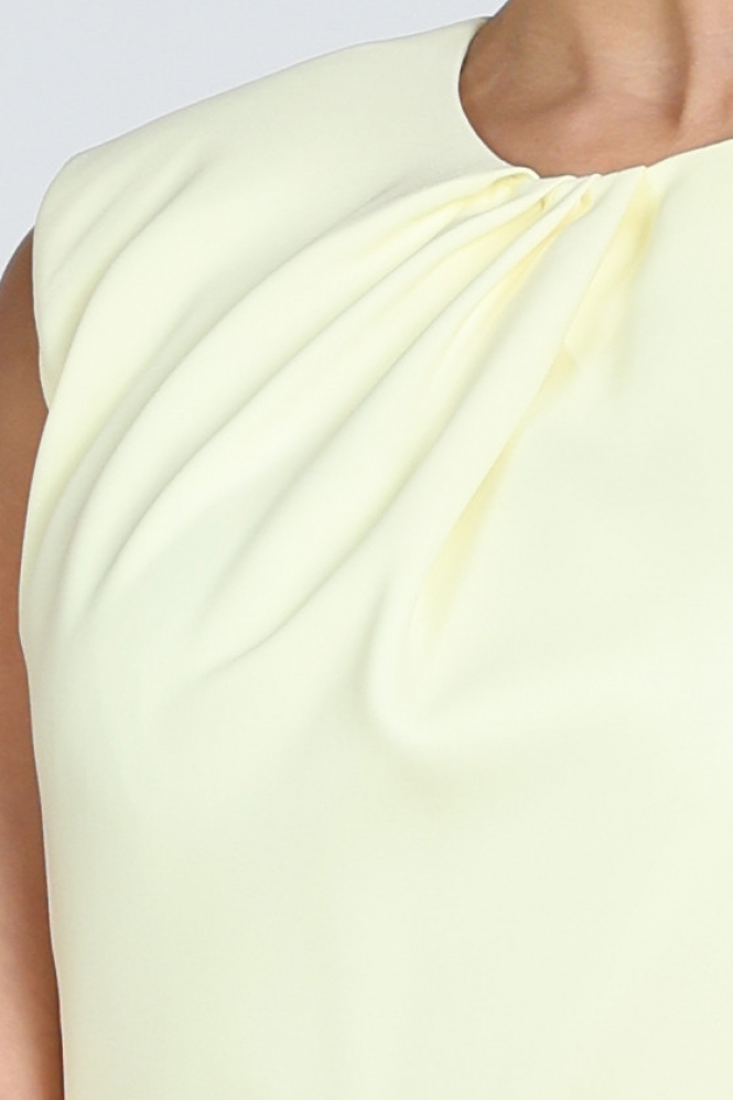 Marc Cain AC 21.06 W56 Jurk mouwloos Geel