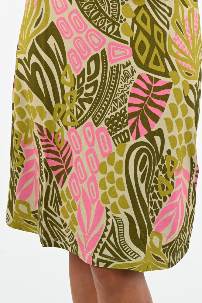 Geisha 47413-60 Noa Jurk mouwloos Groen