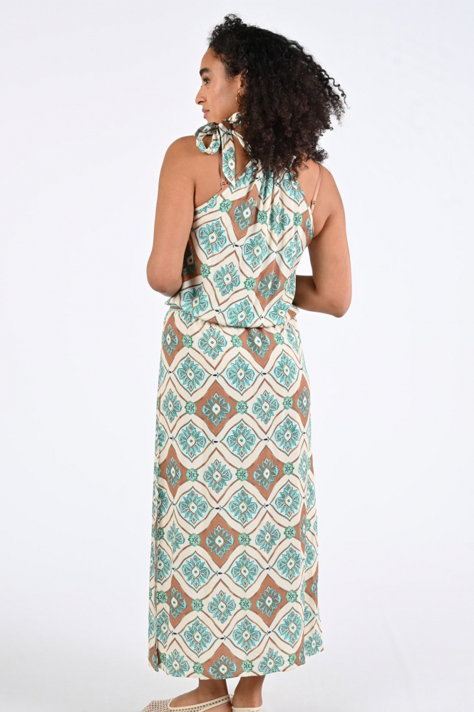 Geisha 67404-20 Jurk mouwloos Groen