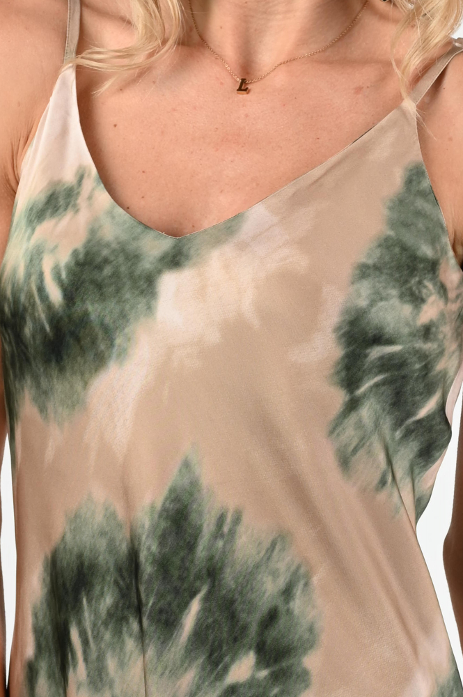 Summum 5s1611-12232 Jurk mouwloos Groen