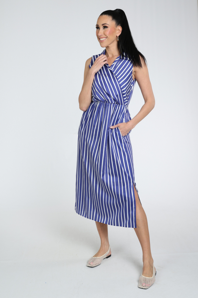 Marc Cain AA 21.05 W01 Jurk mouwloos Blauw