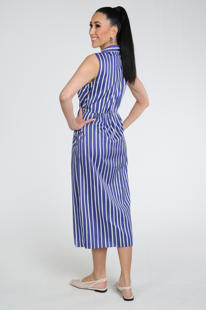 Marc Cain AA 21.05 W01 Jurk mouwloos Blauw