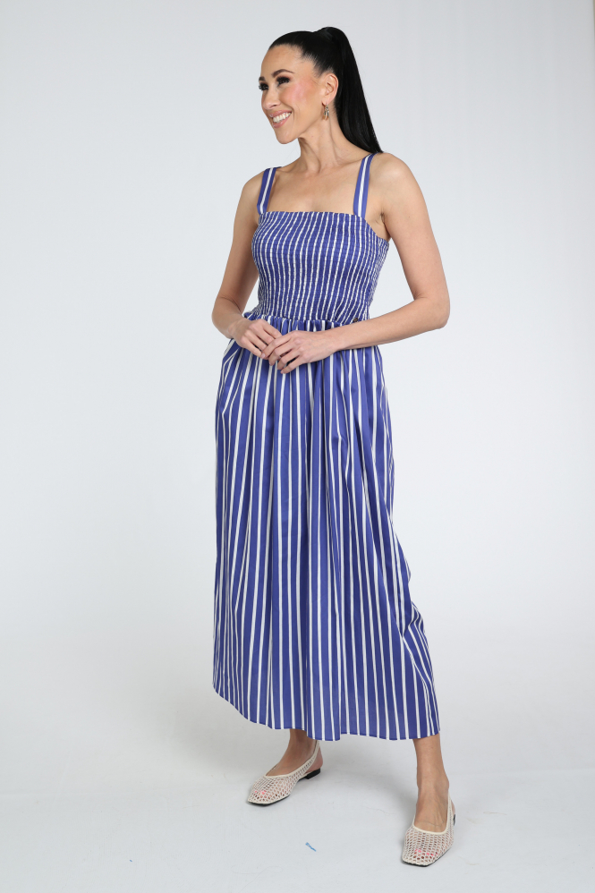 Marc Cain AA 21.02 W01 Jurk mouwloos Blauw