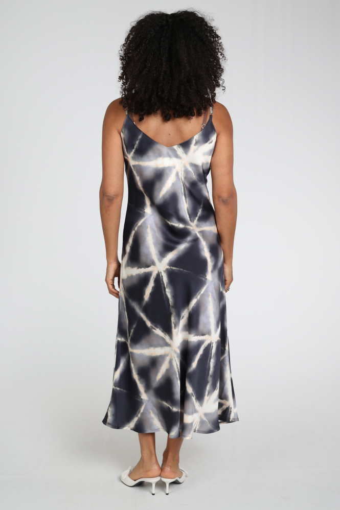 Summum 5s1659-12459 Jurk mouwloos Blauw
