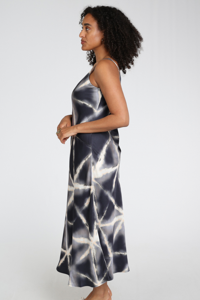 Summum 5s1659-12459 Jurk mouwloos Blauw