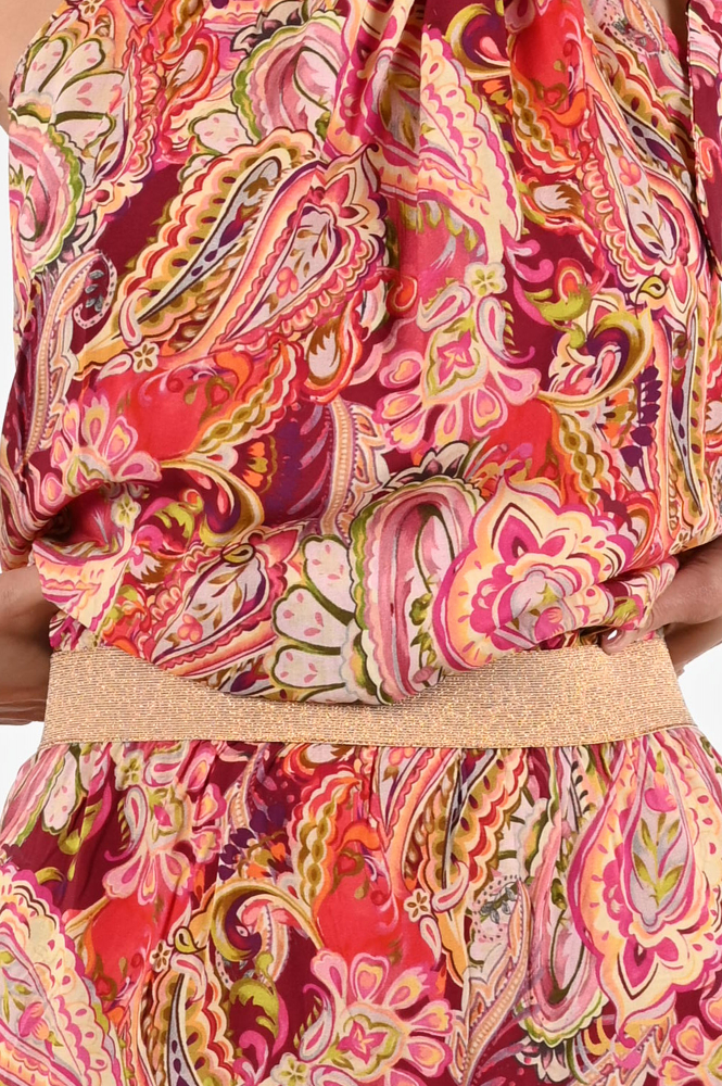 Geisha 57350-40 Jurk mouwloos Paars