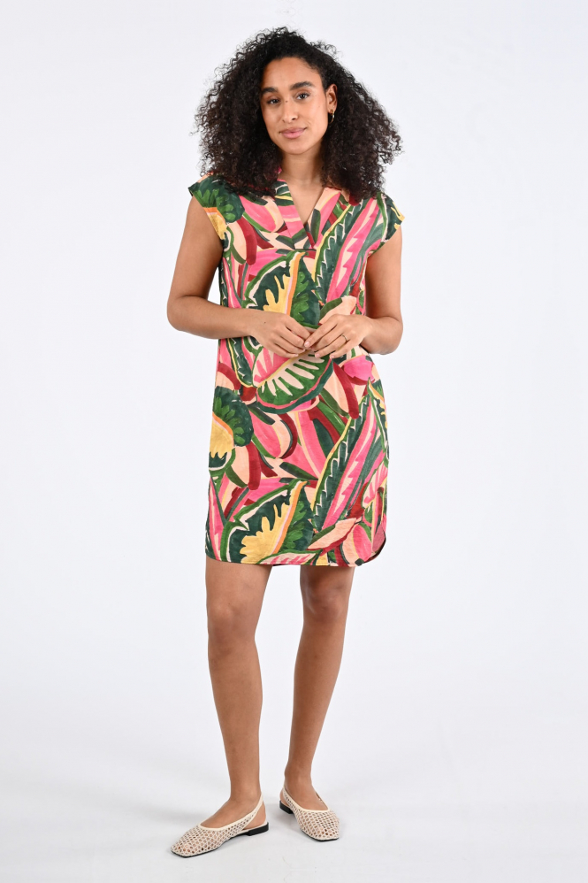 Geisha 67411-20 Jurk mouwloos Roze
