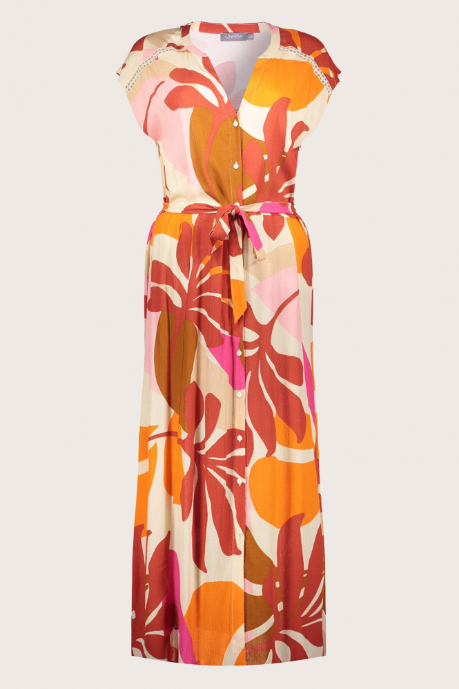 Geisha 47444-20 Jurk mouwloos Oranje