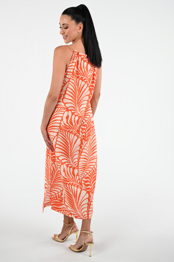 Geisha 57334-20 Jurk mouwloos Oranje