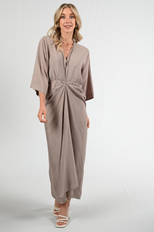Co'couture Hera knot dress Bruin