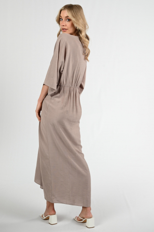 Co'couture Hera knot dress Bruin
