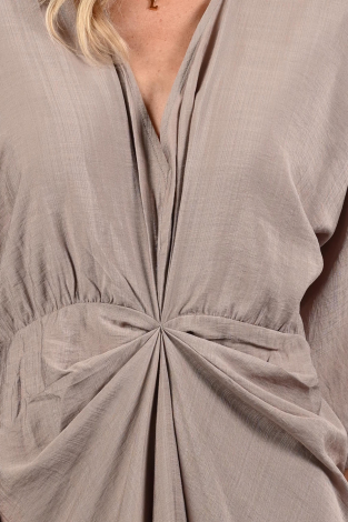 Co'couture Hera knot dress Bruin