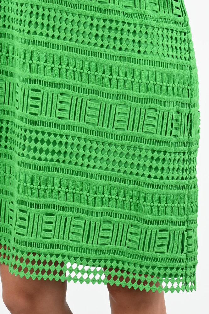 KYRA Zelda-s25 Jurk driekwart mouw Groen