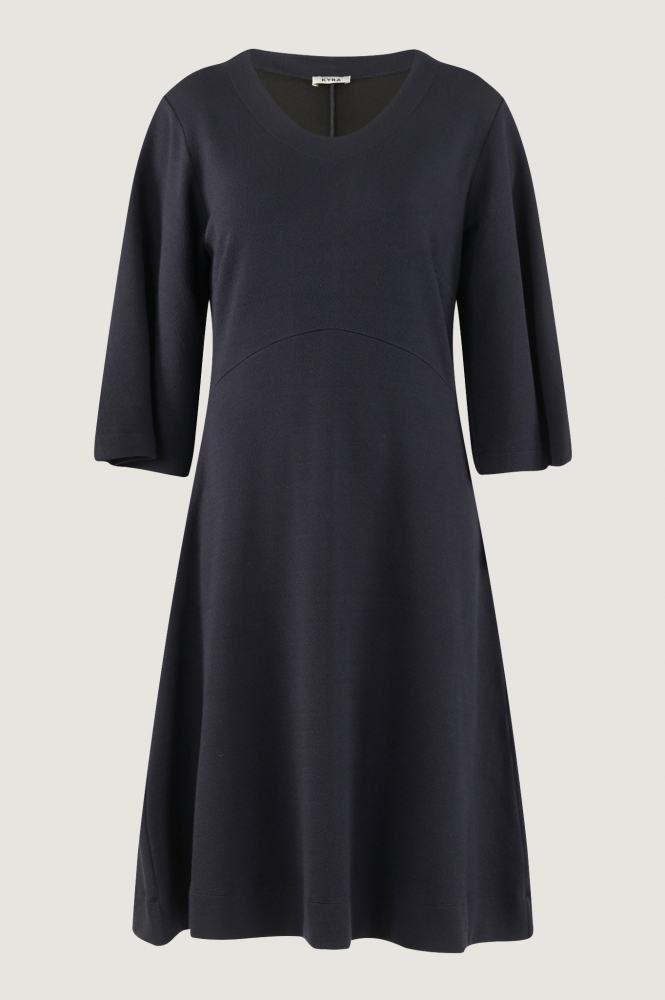 KYRA Eliana-w23 Jurk driekwart mouw Blauw