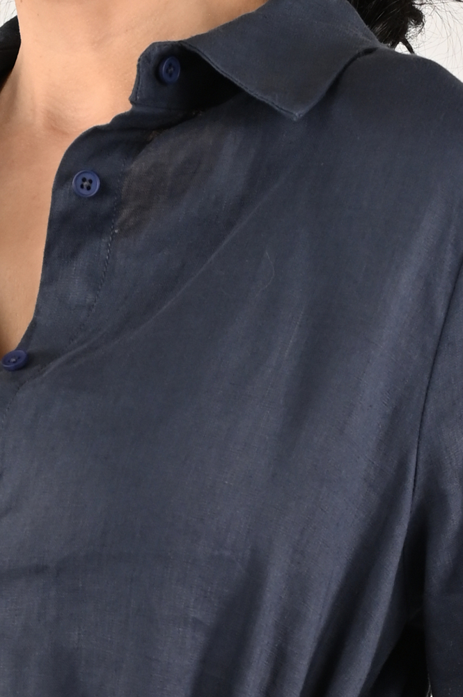 Emotions 124103 Jurk driekwart mouw Blauw