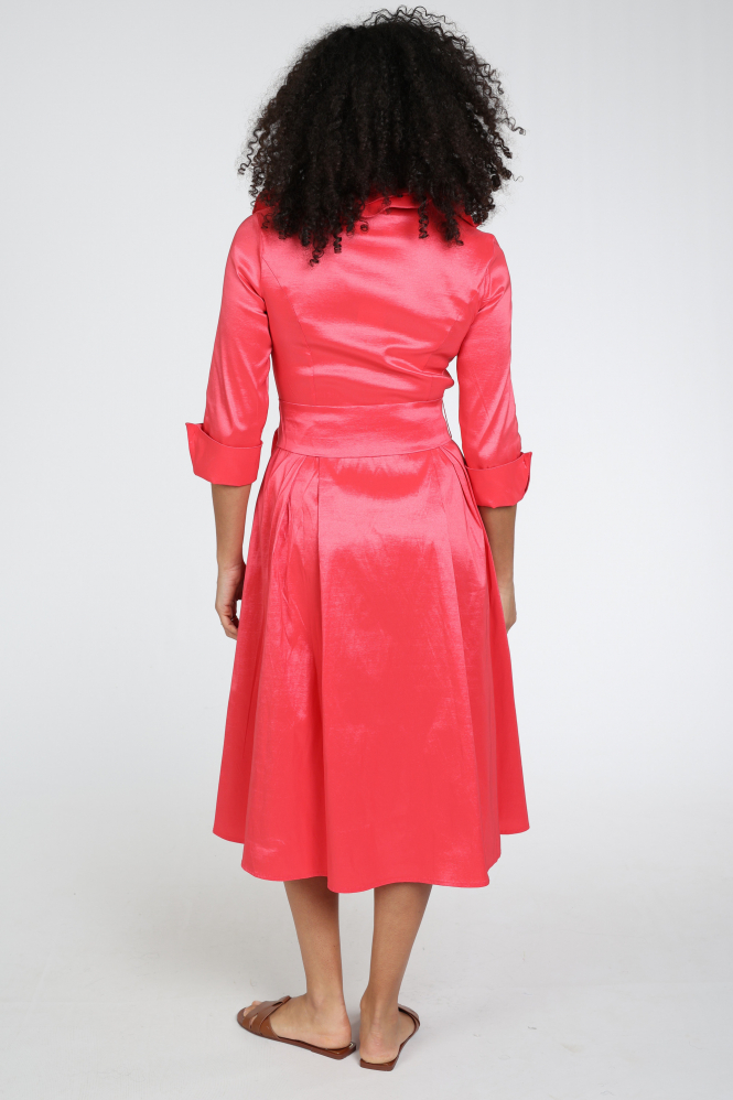 Joseph Ribkoff 261719 Jurk driekwart mouw Rood