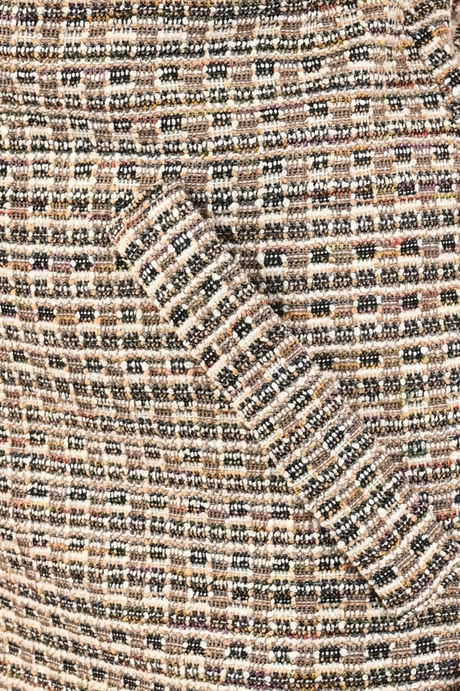 Smashed Lemon 23593 Jurk driekwart mouw Beige