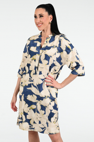 KYRA Print Wyna-s25 Blauw