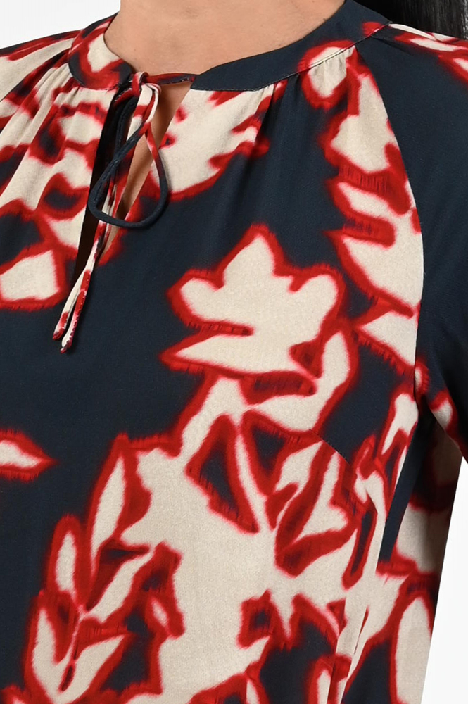 KYRA Valentina-s25 Jurk driekwart mouw Rood