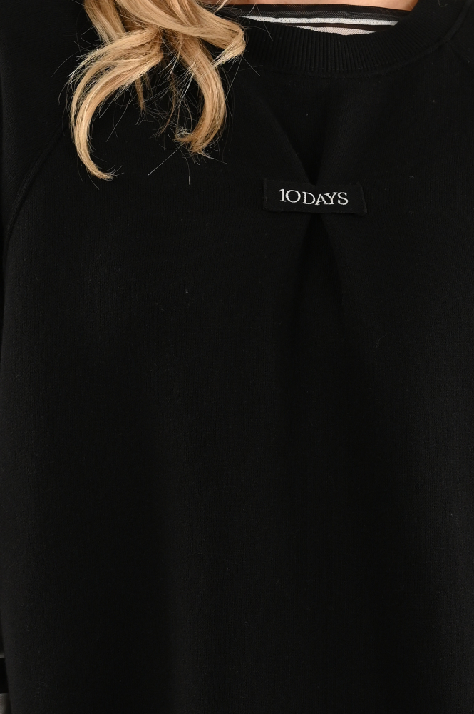 10 Days 20-308-4203 Jurk korte mouw Zwart