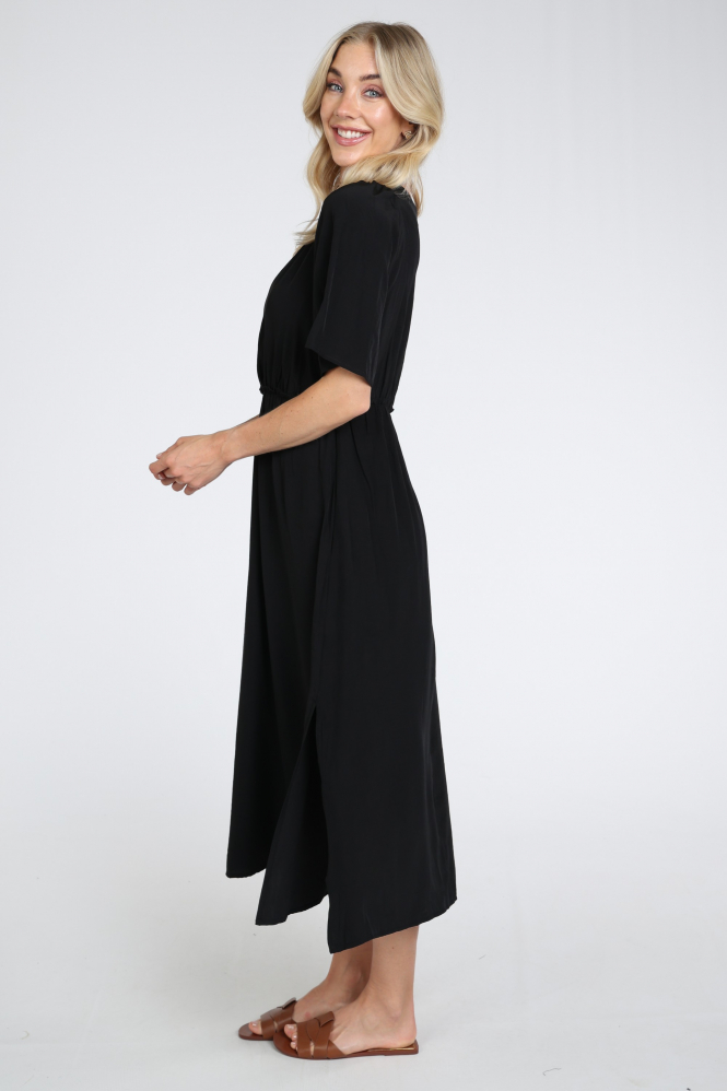 Co'couture 46067 Jurk korte mouw Zwart