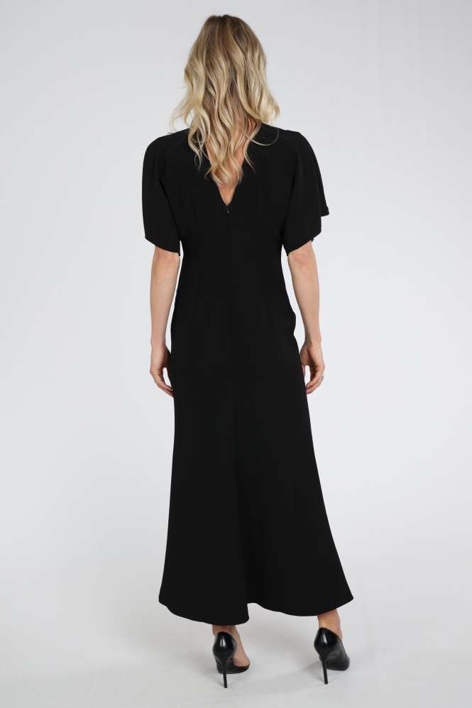 Haute L'Amitié hl10630  Jurk korte mouw Zwart