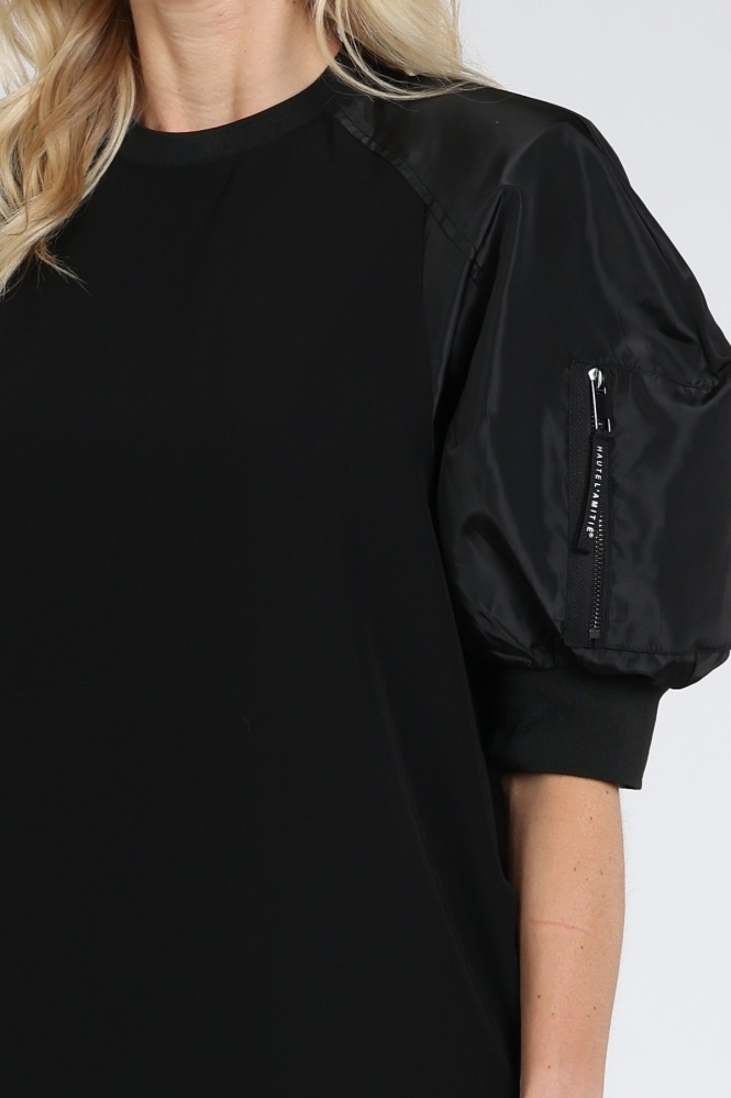 Haute L'Amitié hl10664  Jurk korte mouw Zwart
