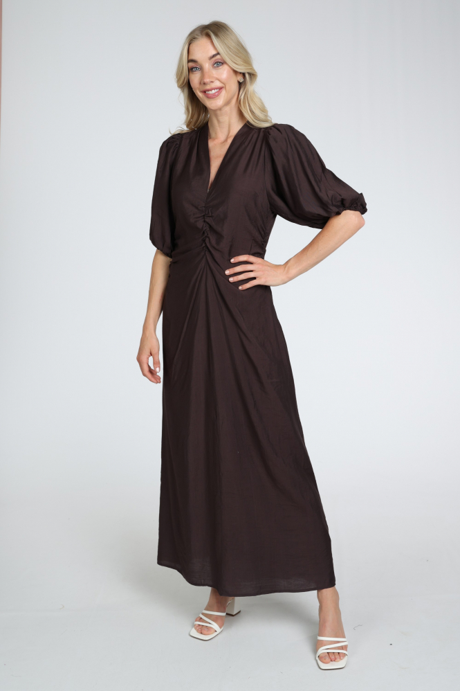 Co'couture CherCC wrap dress Jurk korte mouw Zilver
