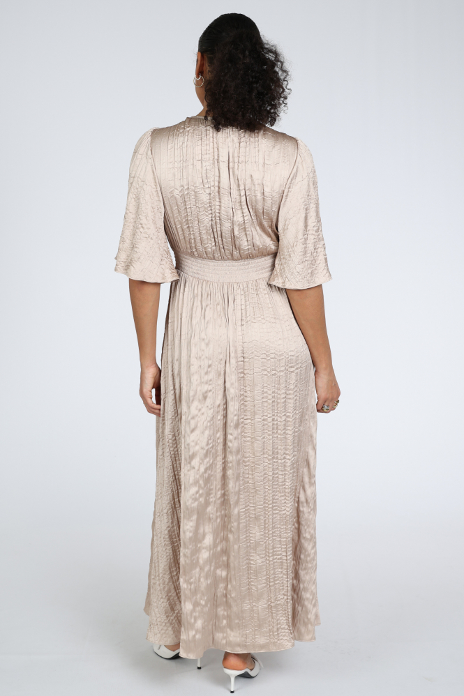 Joseph Ribkoff 261962 Jurk korte mouw Beige