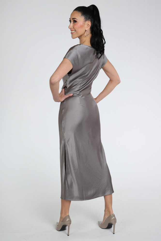 Co'couture 46026 Jurk korte mouw Bruin