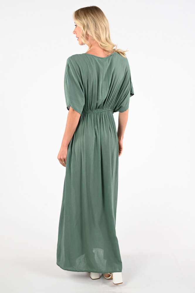 By-Bar 26217009 Jurk korte mouw Groen