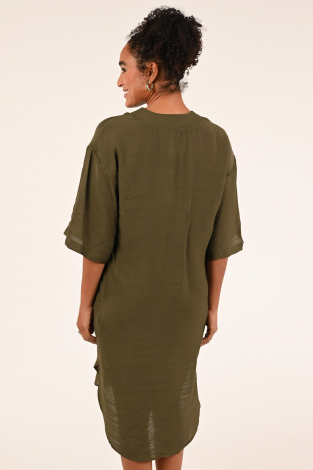 Co'couture Caryn tunic dress Groen