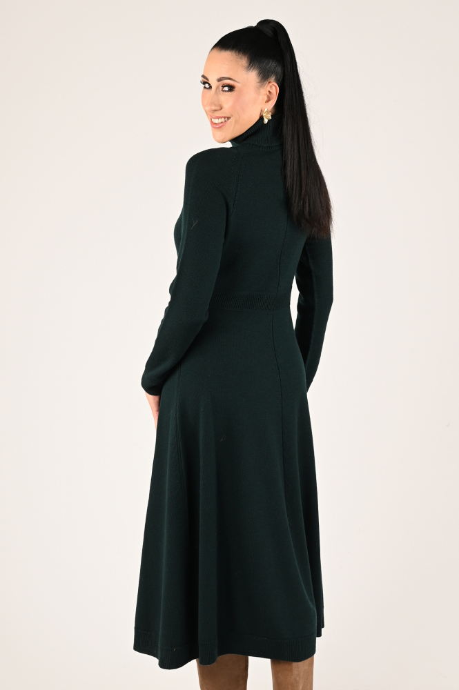 Marc Cain XC 21.05 M34 Jurk korte mouw Groen