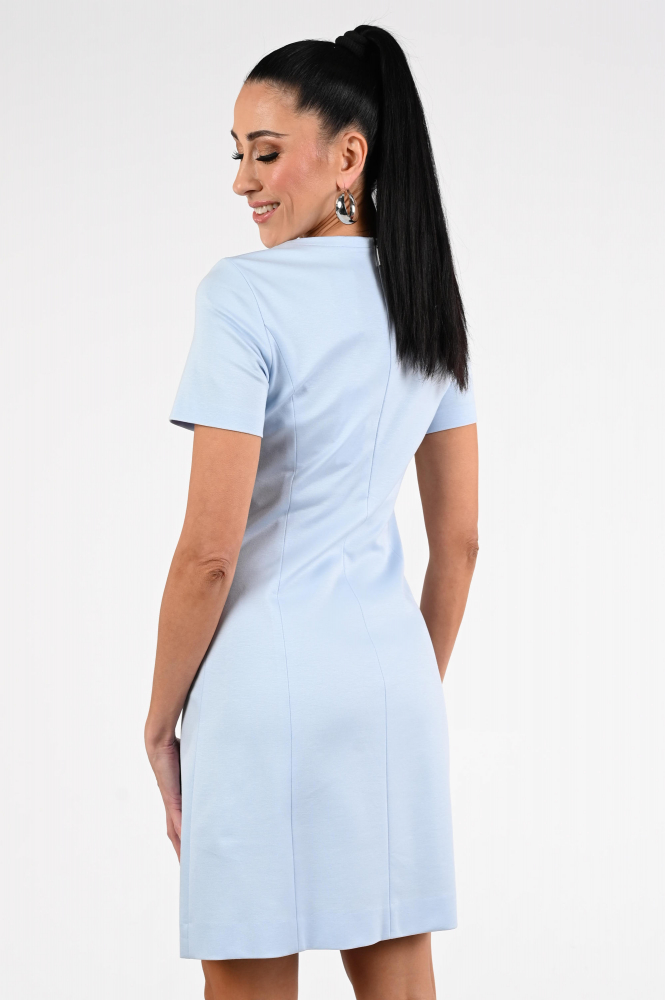 Marccain additions AA 21.03 J24 Jurk korte mouw Blauw