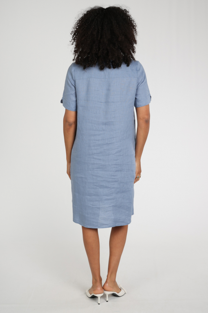 Emotions 126130 Jurk korte mouw Blauw