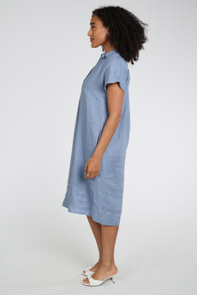 Emotions 126129 Jurk korte mouw Blauw